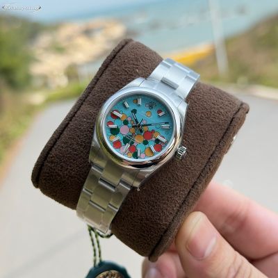 N Factory Rolex Oyster Perpetual 31mm 2232 Movement Ice Blue Luminious Replica Watch